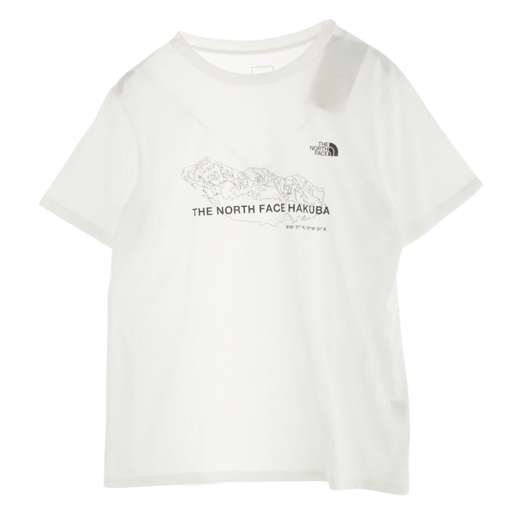 THE NORTH FACE ノースフェイス NT32300Y HAKUBA Tee 半袖Ｔシャツ ホワイト系 XXL【新古品】【未使用】【中古】