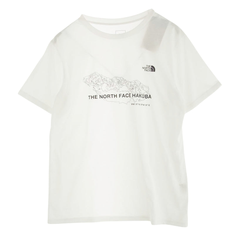 THE NORTH FACE ノースフェイス NT32300Y HAKUBA Tee 半袖Ｔシャツ ホワイト系 XXL【新古品】【未使用】【中古】