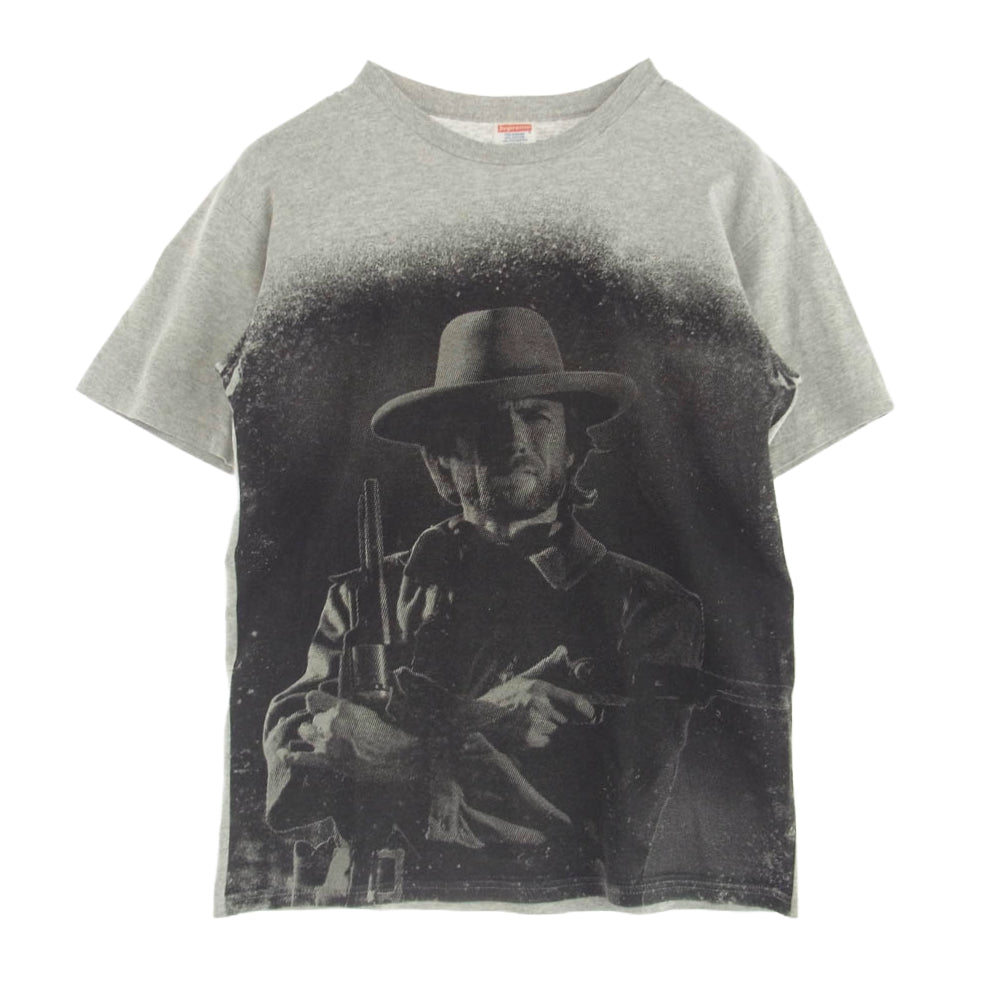 Supreme シュプリーム 11AW Clint Eastwood Outlaw Tee クリント イーストウッド アウトロー Tシャツ 半袖 グレー系 M【中古】