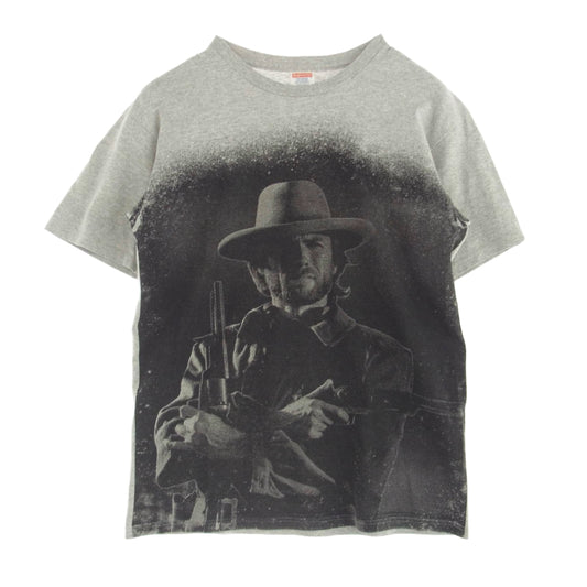 Supreme シュプリーム 11AW Clint Eastwood Outlaw Tee クリント イーストウッド アウトロー Tシャツ 半袖 グレー系 M【中古】