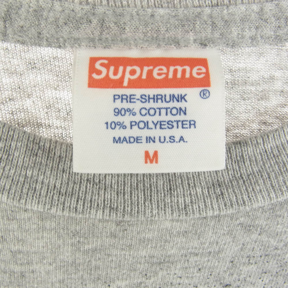 Supreme シュプリーム 11AW Clint Eastwood Outlaw Tee クリント イーストウッド アウトロー Tシャツ 半袖 グレー系 M【中古】