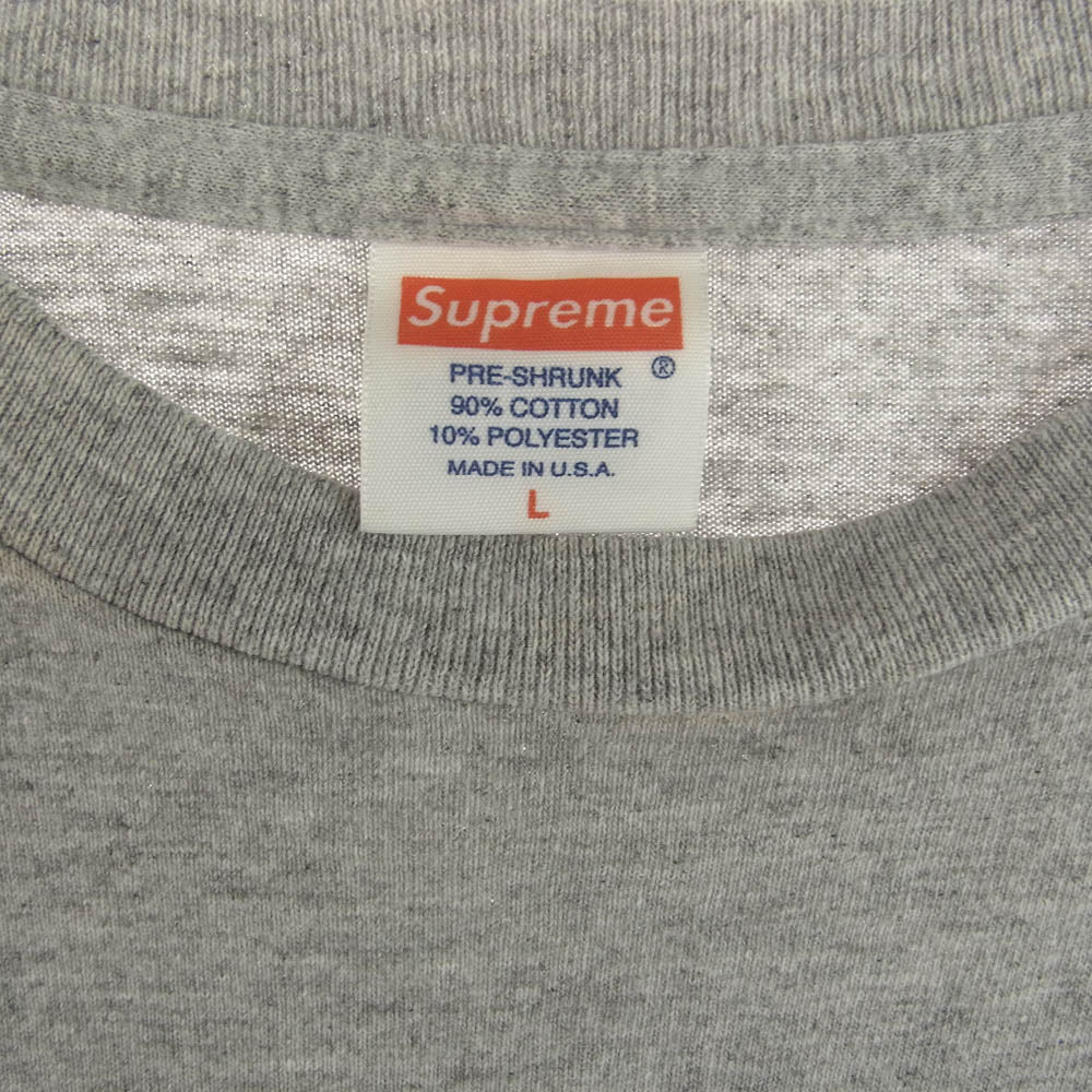 Supreme シュプリーム 11AW Harmony Korine Macaulay Tee ハーモニーコリン マコーレーカルキン フォトプリント 半袖 Tシャツ グレー グレー系 L【中古】