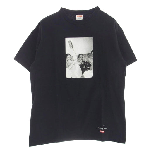 Supreme シュプリーム 11AW Harmony Korine Macaulay Tee ハーモニーコリン マコーレーカルキン フォトプリント 半袖 Tシャツ ブラック ブラック系 L【中古】