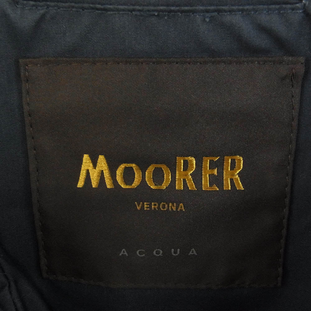 ムーレー 国内正規品 SI MILLENIO TES  フーデッド コート ジャケット ネイビー系 48【中古】