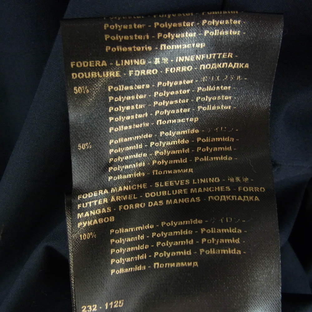 ムーレー 国内正規品 SI MILLENIO TES  フーデッド コート ジャケット ネイビー系 48【中古】