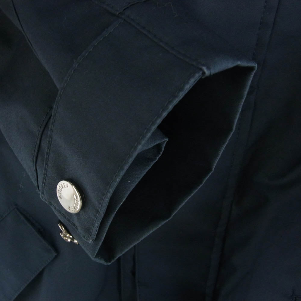 ムーレー 国内正規品 SI MILLENIO TES  フーデッド コート ジャケット ネイビー系 48【中古】