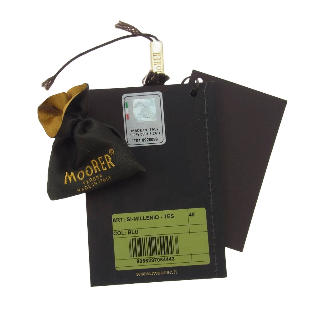 ムーレー 国内正規品 SI MILLENIO TES  フーデッド コート ジャケット ネイビー系 48【中古】