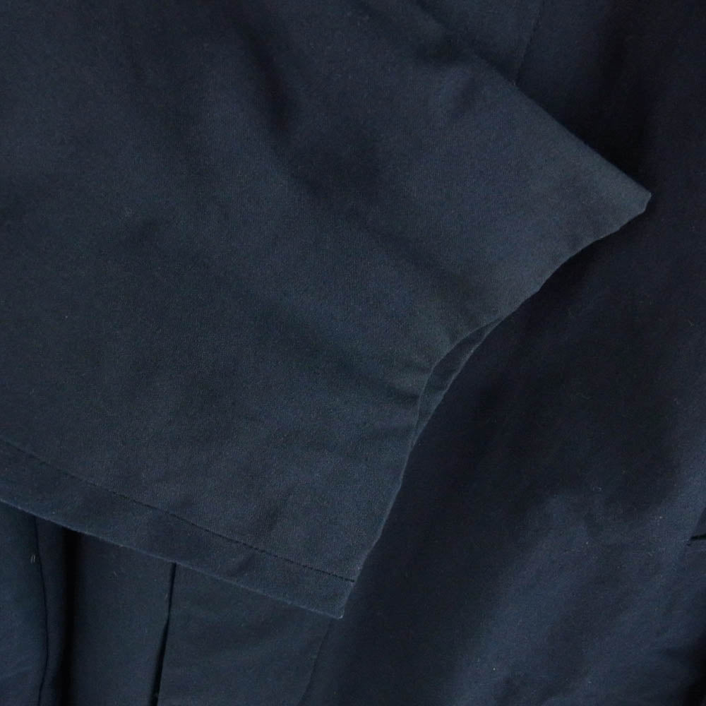 YAECA ヤエカ 19AW 19552 SOUTIEN COLLAR COAT STANDARD ステンカラーコート スタンダード ネイビー系 M【中古】