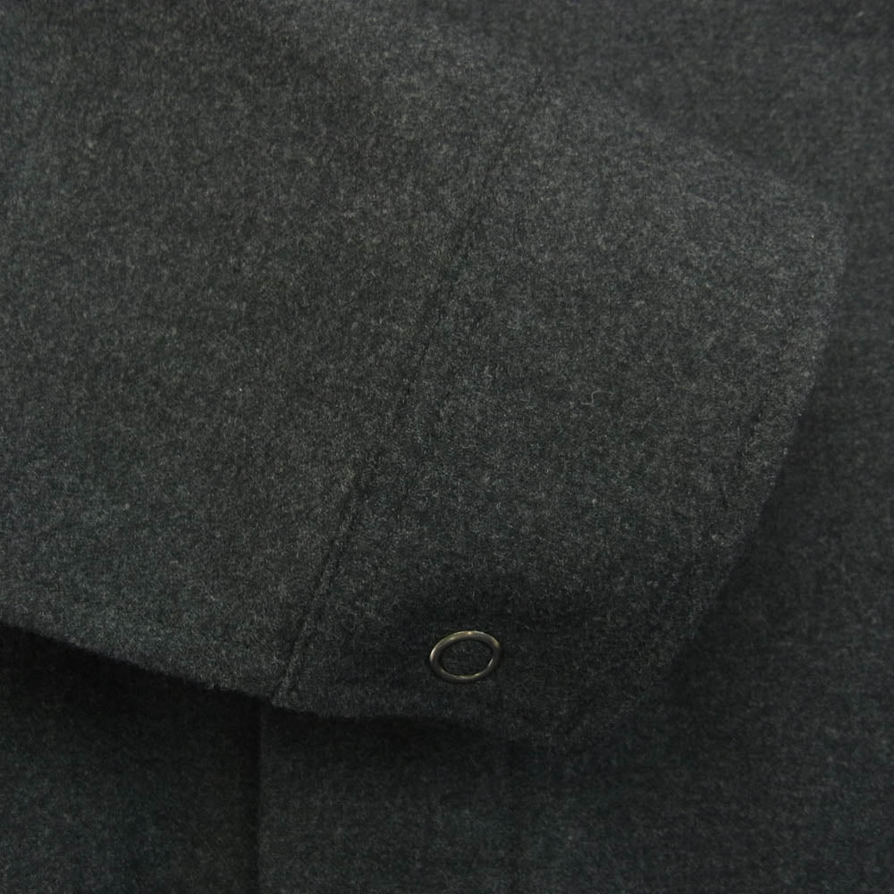 AURALEE オーラリー 20AW A20AS02CF WOOL FULLING FLANNEL CLOTH SHIRT ウール フランネル シャツ グレー系 4【中古】