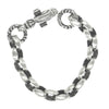 LEONARD KAMHOUT レナードカムホート LONE ONES ロンワンズ SILK LINK BRACELET シルクリンクブレスレット M 17LINK クレーンサークル【中古】