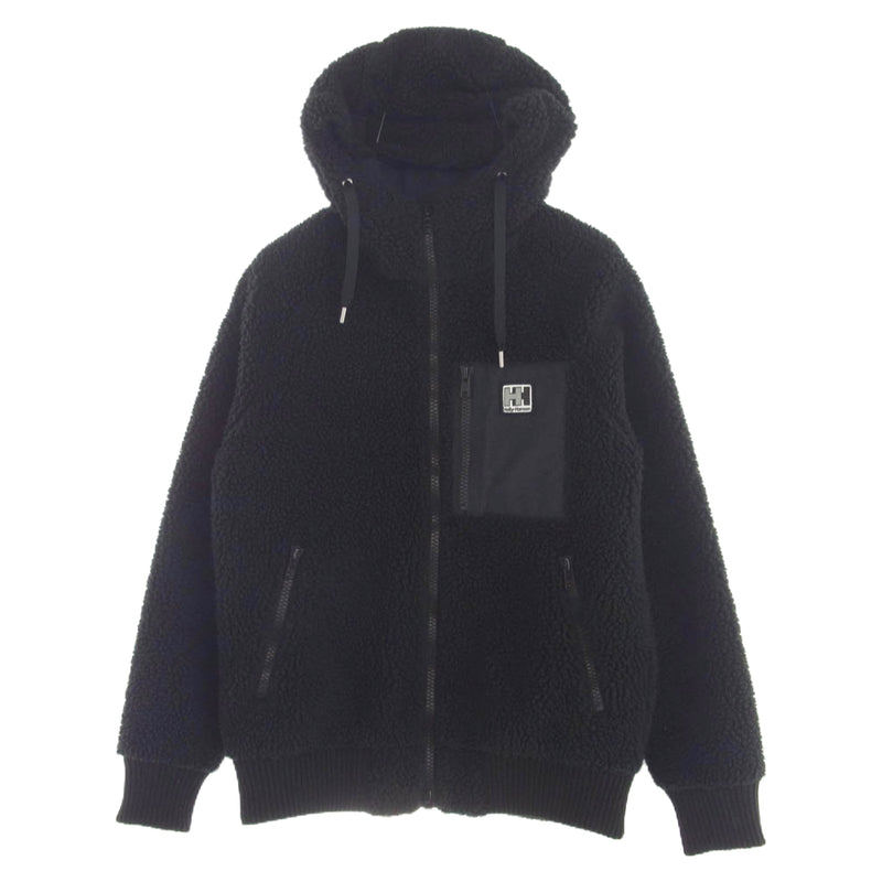 HELLY HANSEN ヘリーハンセン HOE51964 FIBERPILE THERMO HOODIE ファイバーパイル サーモ フーディー フリース ジャケット ブラック系 M【中古】