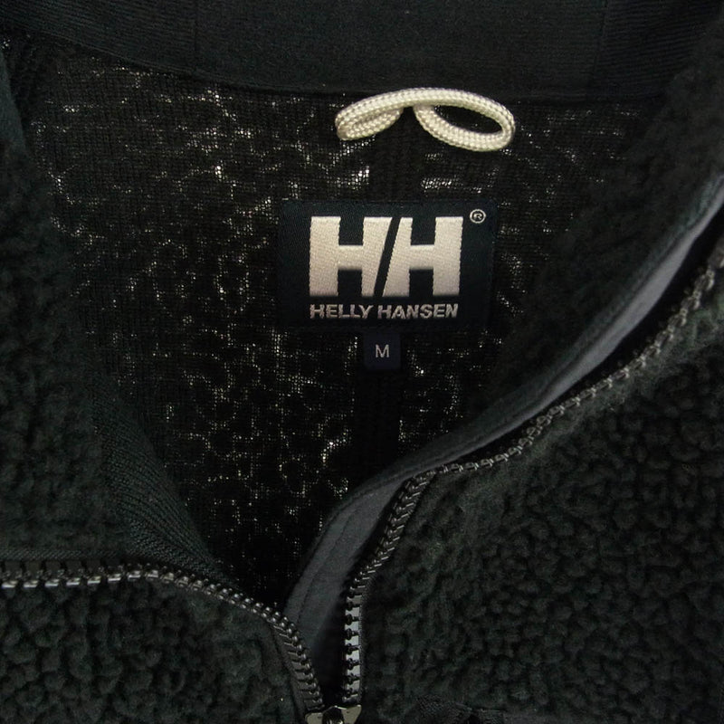 HELLY HANSEN ヘリーハンセン HOE51964 FIBERPILE THERMO HOODIE ファイバーパイル サーモ フーディー フリース ジャケット ブラック系 M【中古】