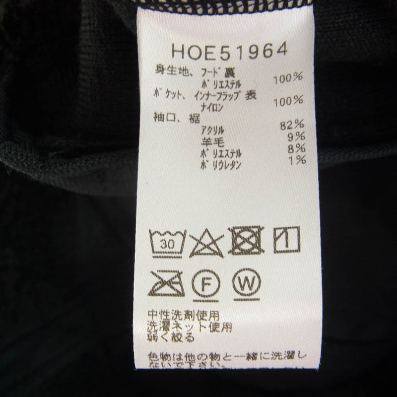 HELLY HANSEN ヘリーハンセン HOE51964 FIBERPILE THERMO HOODIE ファイバーパイル サーモ フーディー フリース ジャケット ブラック系 M【中古】