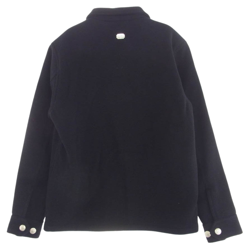 CRIMIE クライミー CR1-02D1-JK04 WOOL SHIRT JACKET ウール シャツ ジャケット ブラック系 M【中古】