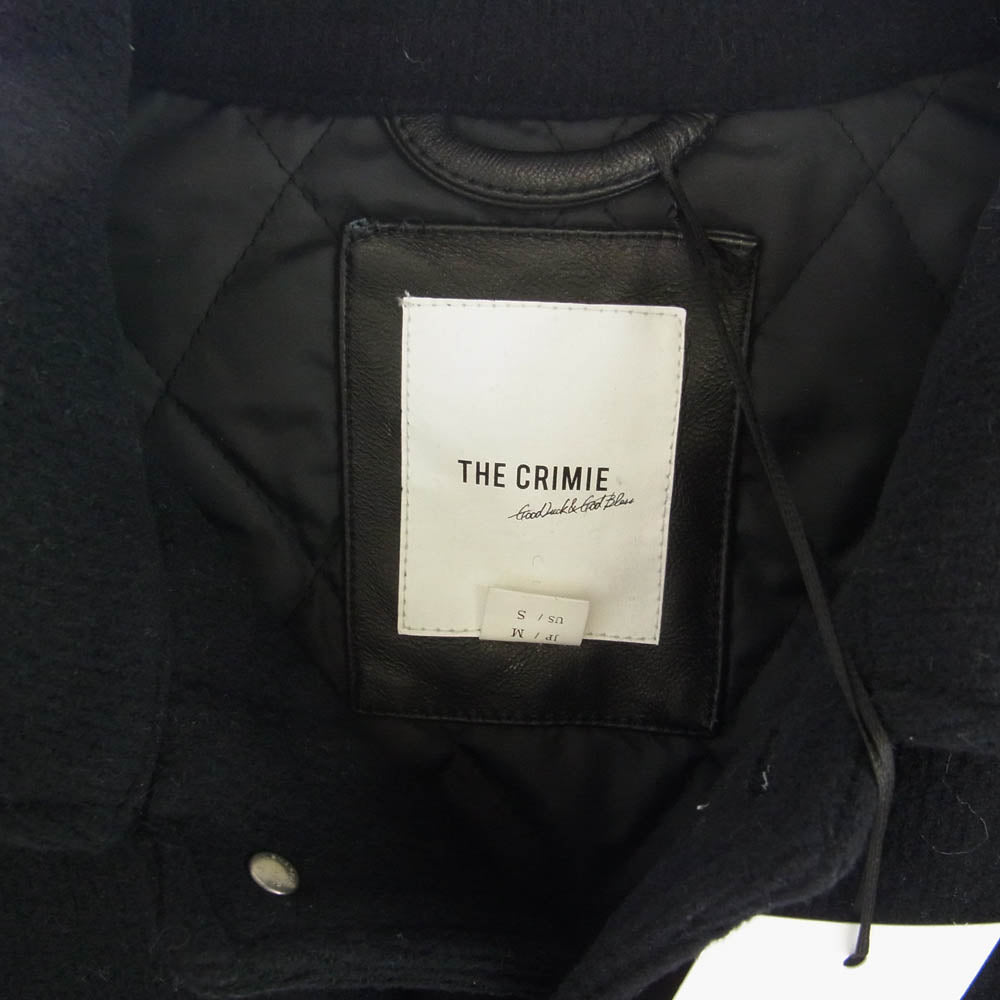 CRIMIE クライミー CR1-02D1-JK04 WOOL SHIRT JACKET ウール シャツ ジャケット ブラック系 M【中古】