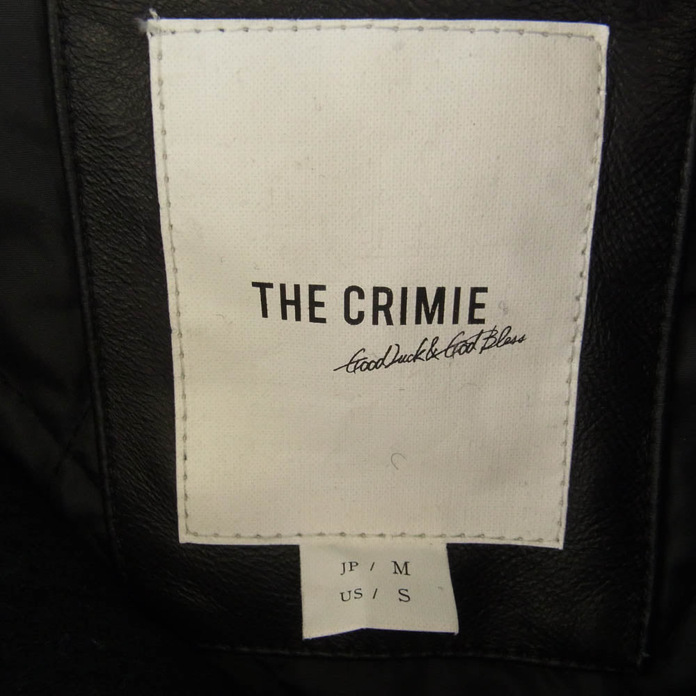 CRIMIE クライミー CR1-02D1-JK04 WOOL SHIRT JACKET ウール シャツ ジャケット ブラック系 M【中古】