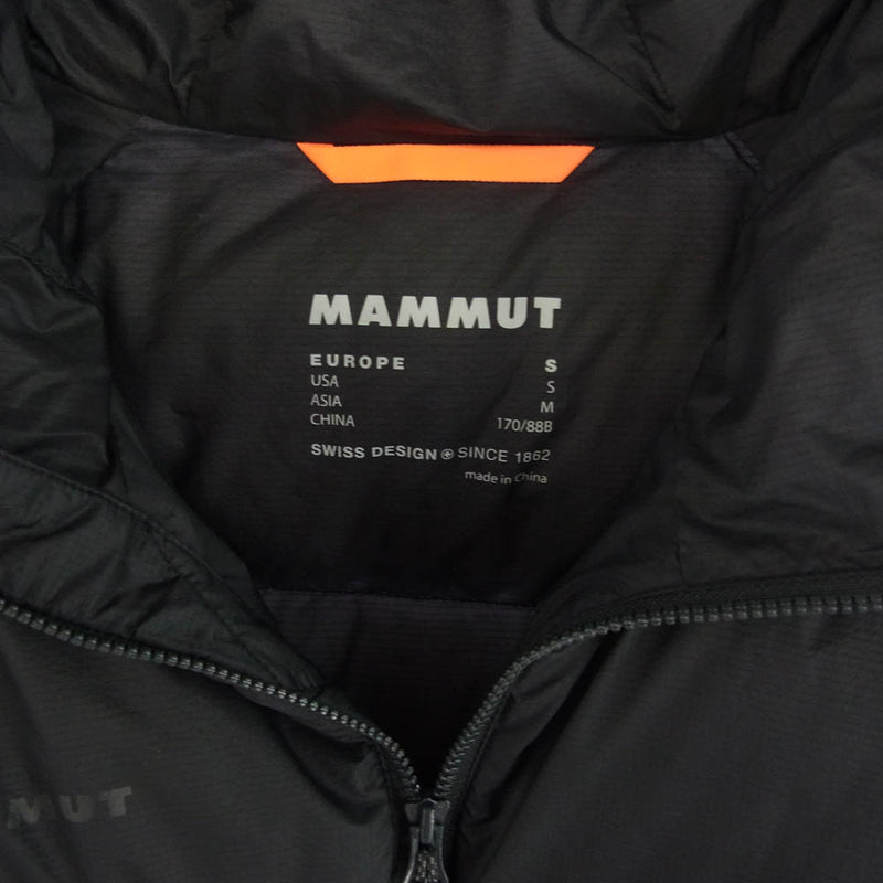 Mammut マムート Meron IN Hooded Jacket AF Men メロン イン フーデット ジャケット ダウンジャケット ブラック系 M【中古】