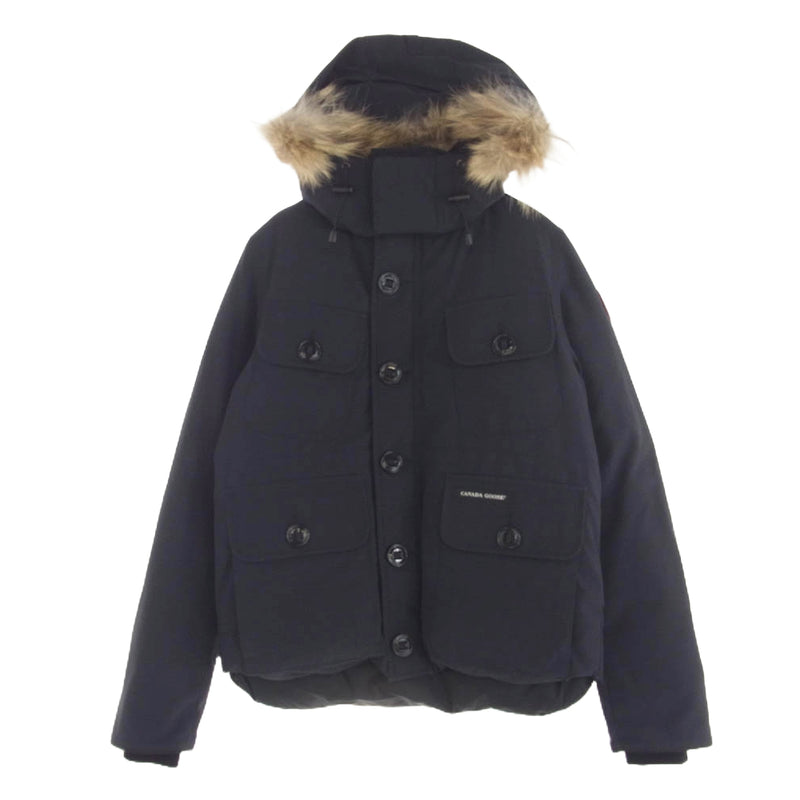 CANADA GOOSE カナダグース 2301JM 国内正規品 サザビーリーグタグ RUSSELL PARKA ラッセルパーカ ダウンジャケット ブラック系 S【中古】