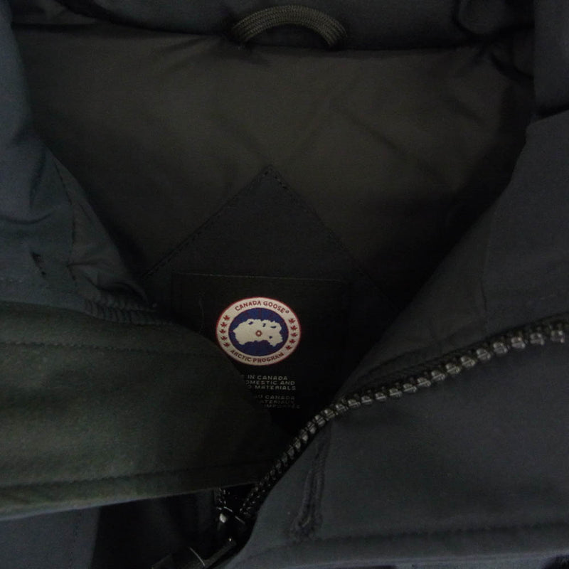 CANADA GOOSE カナダグース 2301JM 国内正規品 サザビーリーグタグ RUSSELL PARKA ラッセルパーカ ダウンジャケット ブラック系 S【中古】