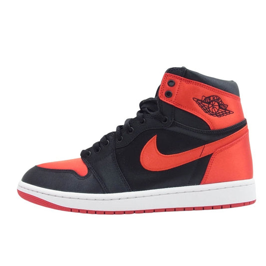 NIKE ナイキ FD4810-061 Air Jordan 1 Retro High OG Satin Bred エアジョーダン1 レトロ ハイ OG サテンブレッド ハイカット スニーカー レッド系 ブラック系 28.5cm【新古品】【未使用】【中古】