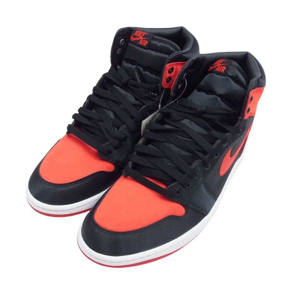 NIKE ナイキ FD4810-061 Air Jordan 1 Retro High OG Satin Bred エアジョーダン1 レトロ ハイ OG サテンブレッド ハイカット スニーカー レッド系 ブラック系 28.5cm【新古品】【未使用】【中古】