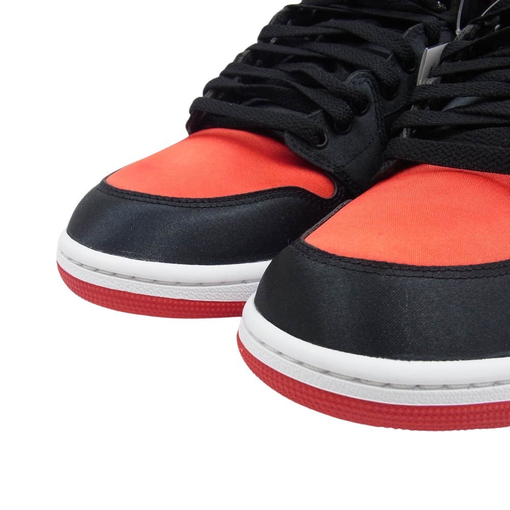NIKE ナイキ FD4810-061 Air Jordan 1 Retro High OG Satin Bred エアジョーダン1 レトロ ハイ OG サテンブレッド ハイカット スニーカー レッド系 ブラック系 28.5cm【新古品】【未使用】【中古】
