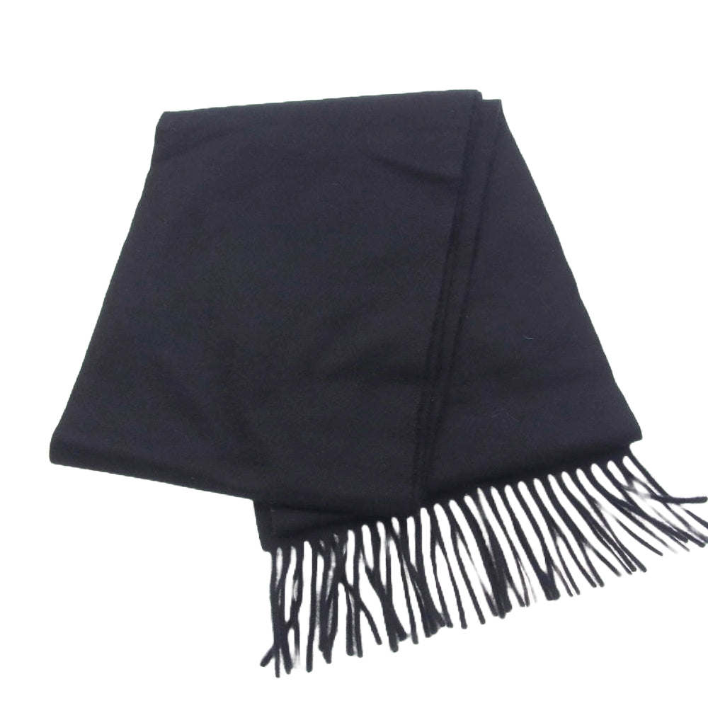 AURALEE オーラリー 24AW A24AM12BC BABY CASHMERE LONG STOLE ベビーカシミヤ ロングストール マフラー ブラック系【中古】