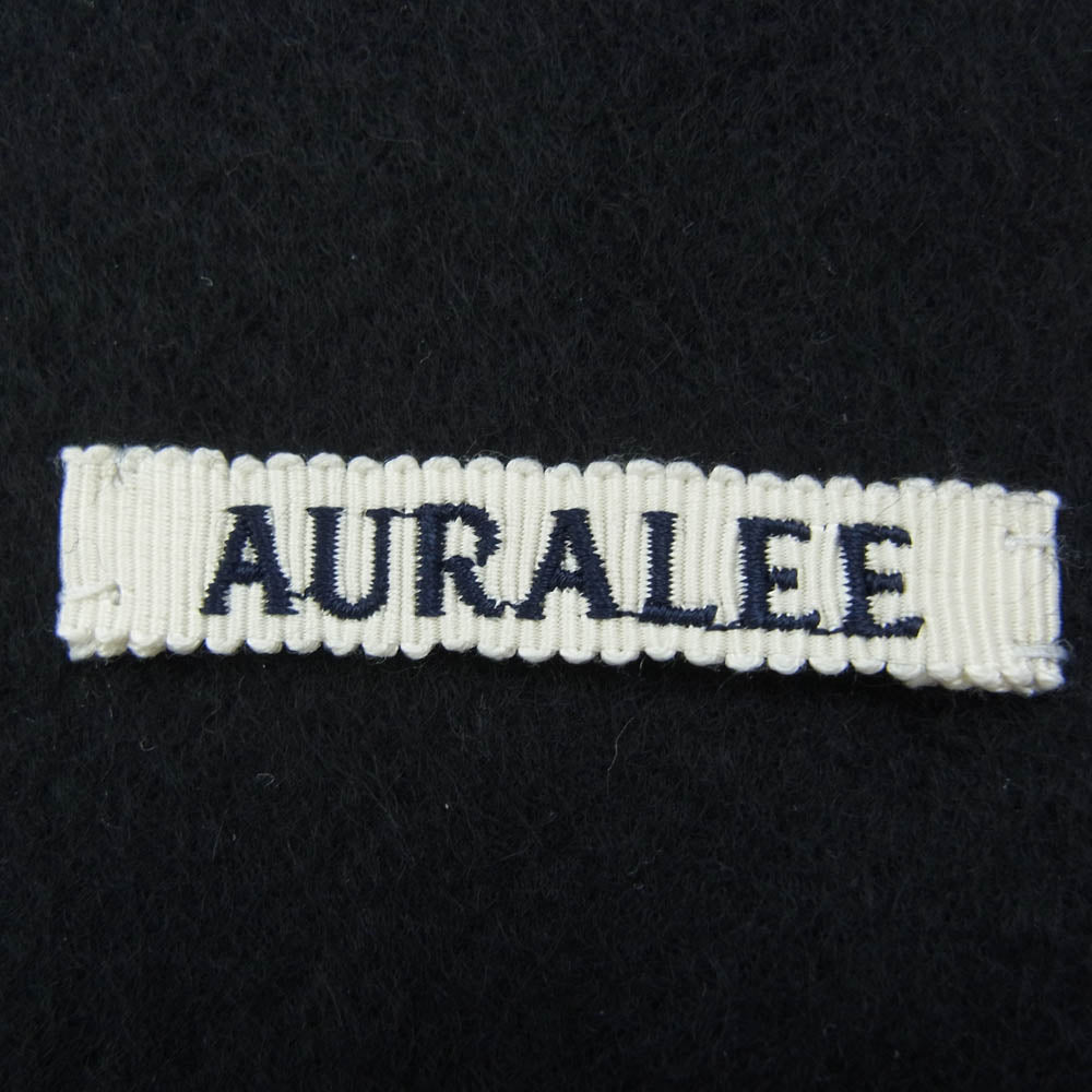 AURALEE オーラリー 24AW A24AM12BC BABY CASHMERE LONG STOLE ベビーカシミヤ ロングストール マフラー ブラック系【中古】
