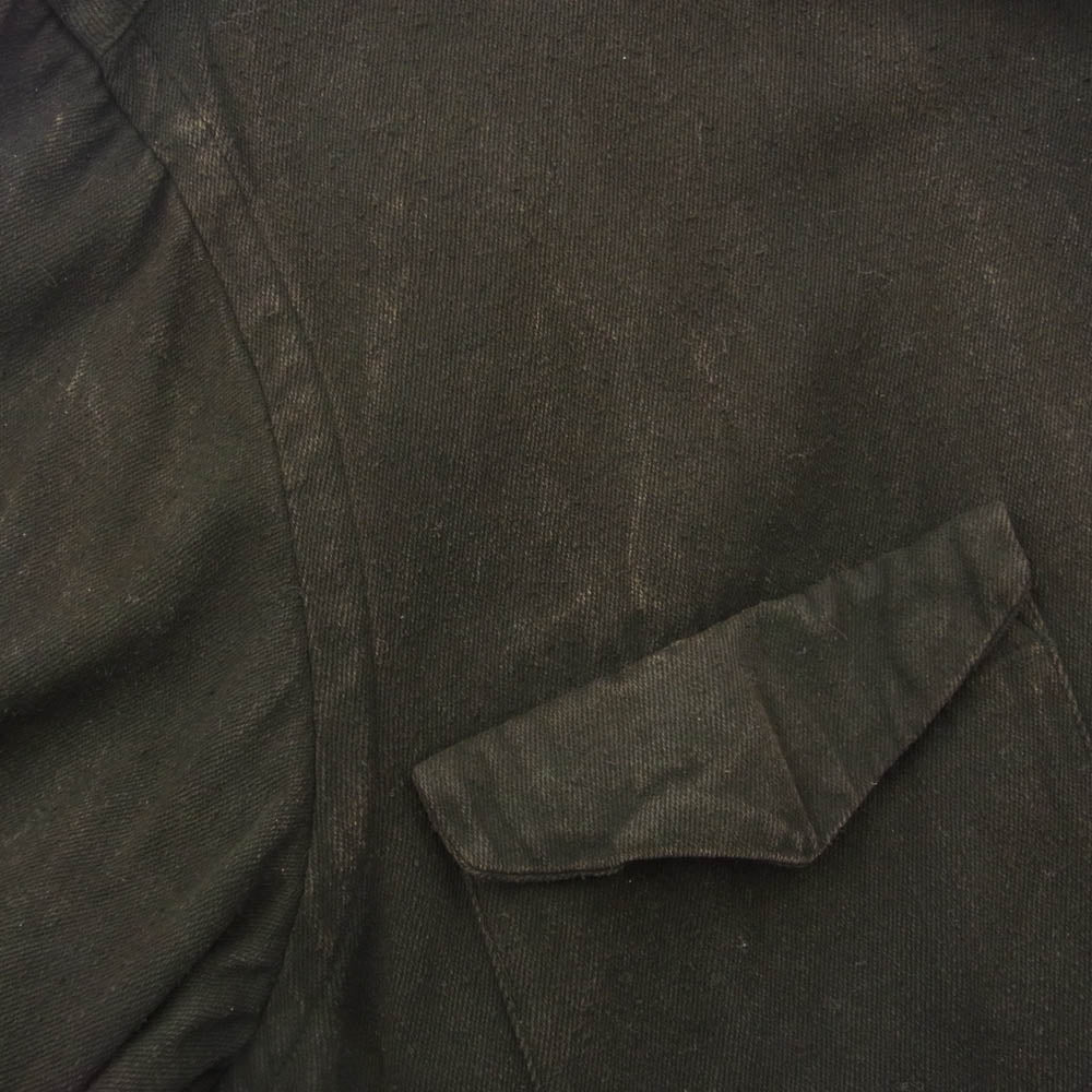 タイガ タカハシ T.T LOT.101 OPEN COLLAR SHIRT オープンカラー シルク100％ 長袖シャツ ダークブラウン系 16【中古】