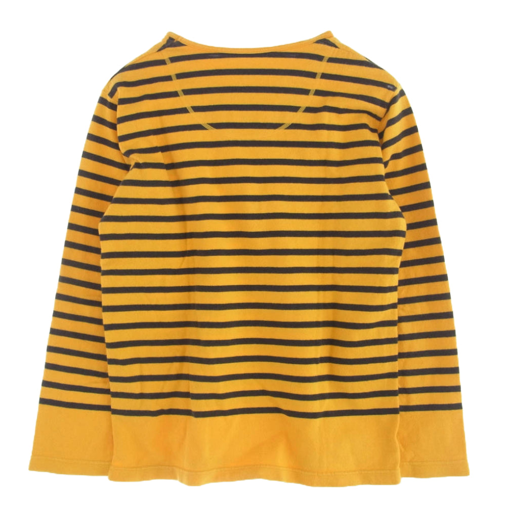 WTAPS ダブルタップス 13SS 131HNDT-CSM02 VASQUE L/S ボーダー バスク ロングスリーブ カットソー 長袖 イエロー系 1【中古】