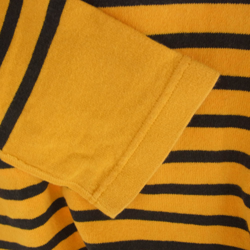 WTAPS ダブルタップス 13SS 131HNDT-CSM02 VASQUE L/S ボーダー バスク ロングスリーブ カットソー 長袖 イエロー系 1【中古】