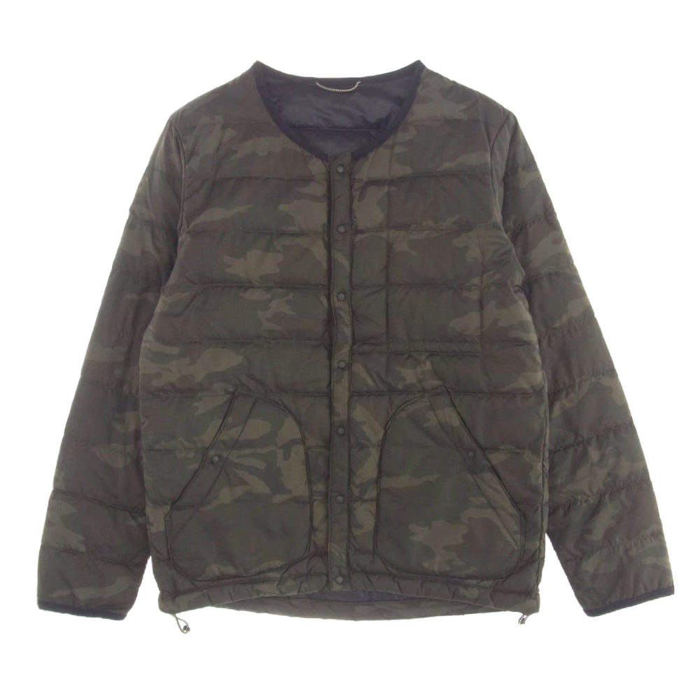 NANGA ナンガ UM13-KC08004 × URBAN RESEARCH INNER DOWN CARDIGAN CAMO インナー ダウン ジャケット カモフラージュ M【中古】
