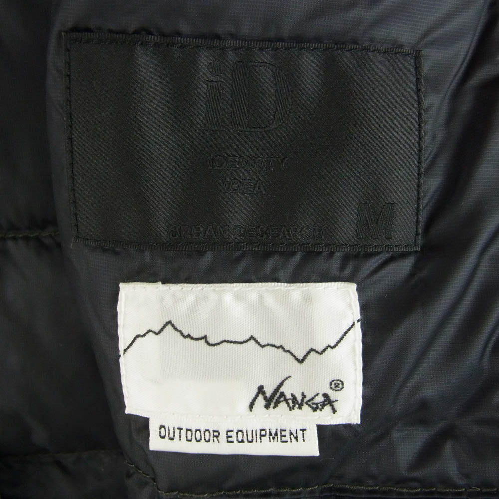 NANGA ナンガ UM13-KC08004 × URBAN RESEARCH INNER DOWN CARDIGAN CAMO インナー ダウン ジャケット カモフラージュ M【中古】
