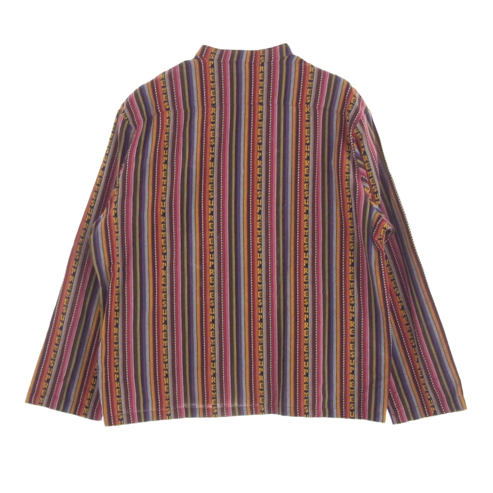 Supreme シュプリーム 20SS Woven Toggle Shirt ウーブン トグル ボタン シャツ 長袖 マルチカラー系 S【中古】