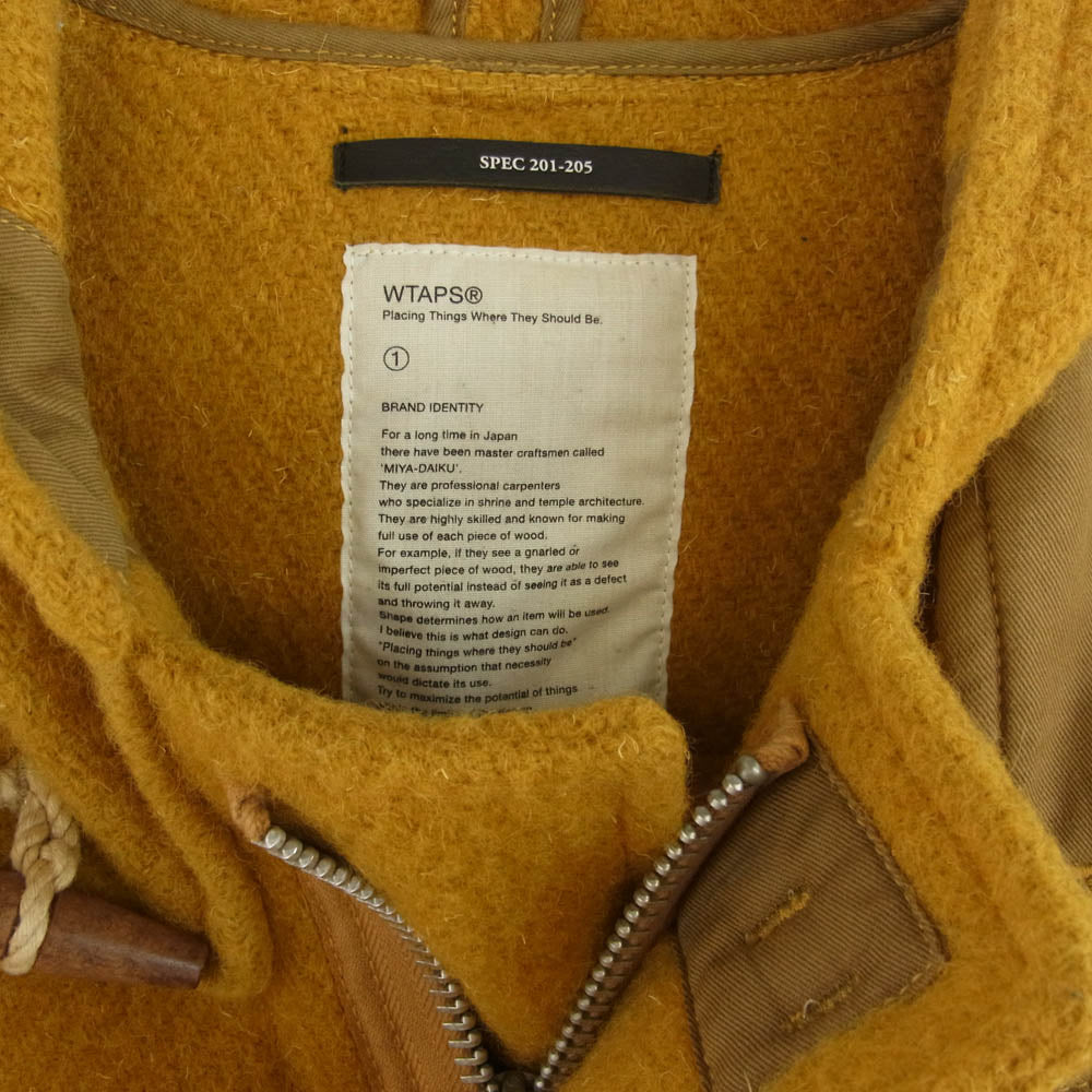 WTAPS ダブルタップス 13AW 132GWDT-JKM07 STARLING COAT ダッフル コート 1【中古】