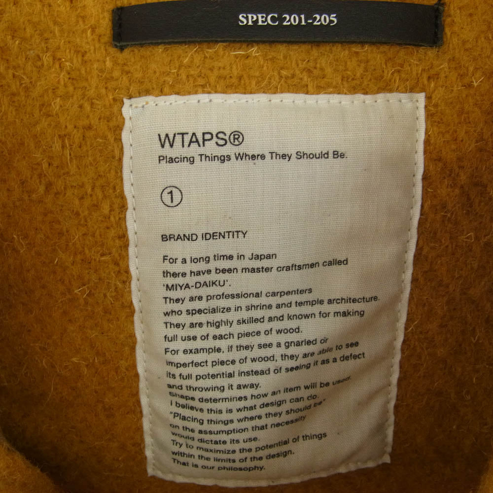 WTAPS ダブルタップス 13AW 132GWDT-JKM07 STARLING COAT ダッフル コート 1【中古】