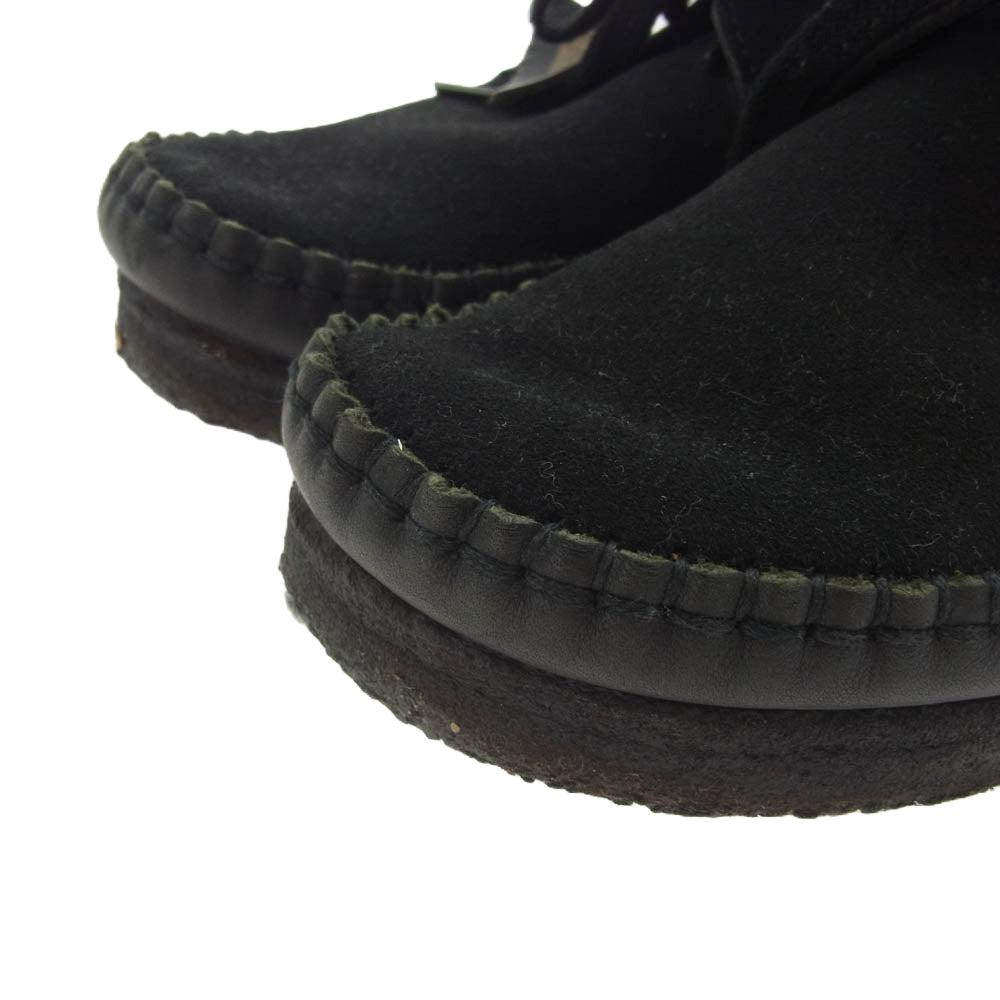 Supreme シュプリーム 18SS × Clarks WEAVER ワラビー スエード シューズ　 　 ブラック系 25cm【中古】
