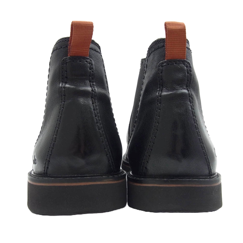 Clarks クラークス 261734177075 ATTICUS LT TOP アティカス トップ サイドゴア ブーツ ブラック系 26cm【中古】