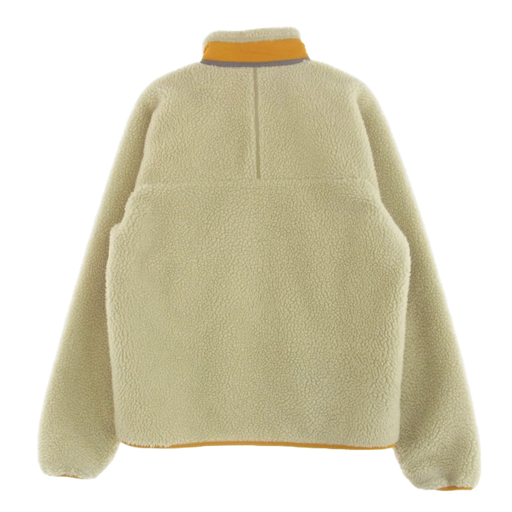patagonia パタゴニア 23056FA19 CLASSIC RETRO X JACKET クラシック レトロX フリース ジャケット ボア オフホワイト系 イエロー系 M【中古】