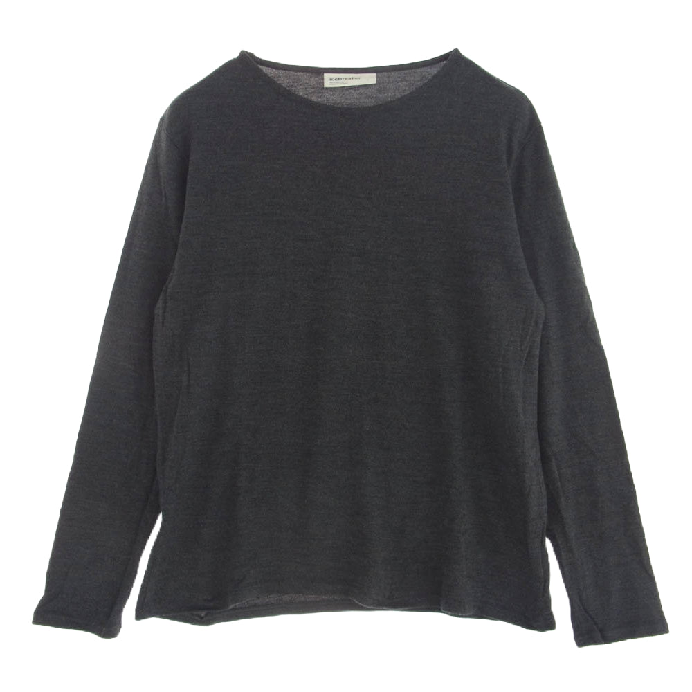 アイスブレーカー IT62271 U DEICE LS BOATNECK ディア イス ロングスリーブ ボート ネック Tシャツ グレー系 L【中古】