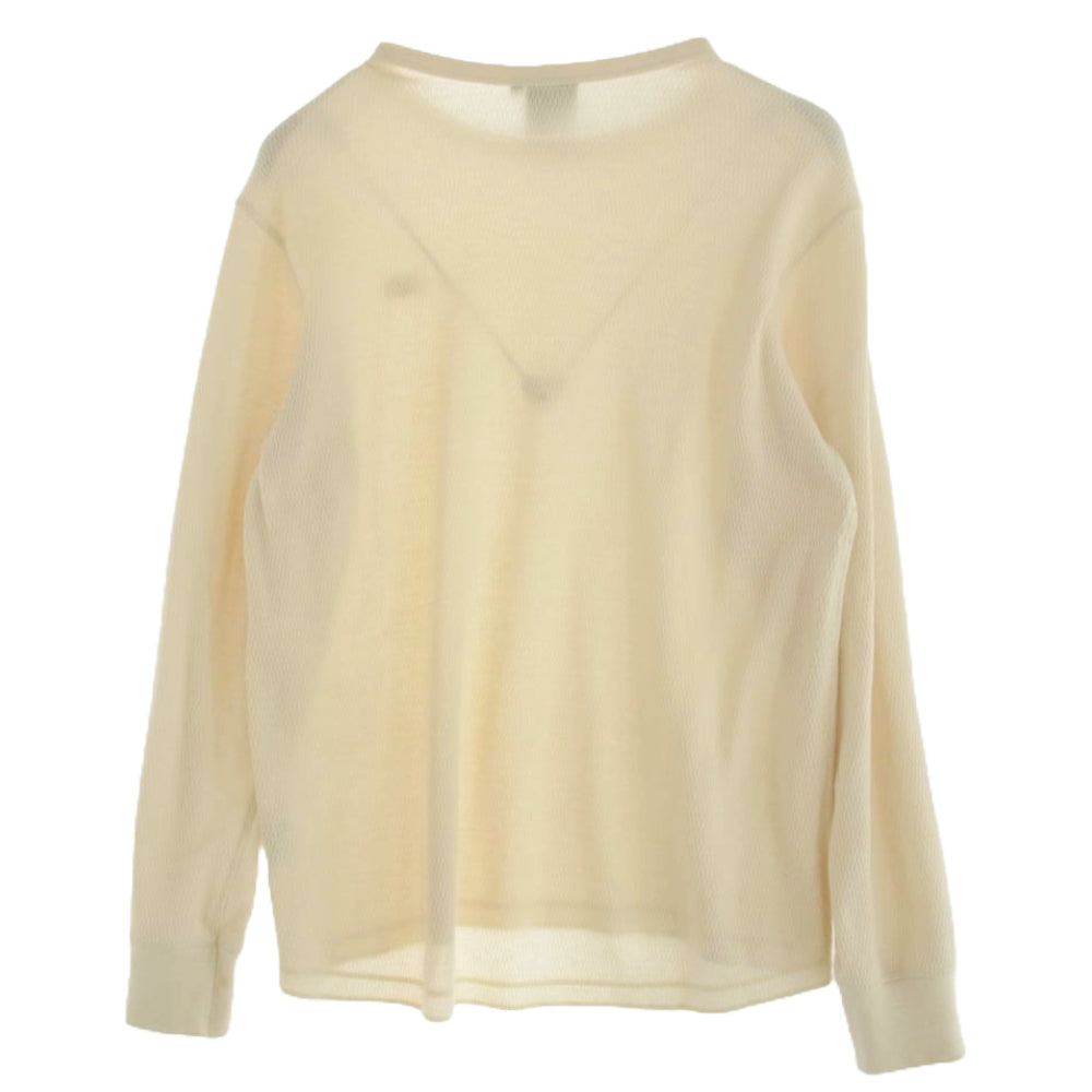 THE NORTH FACE ノースフェイス NT11941 L/S Honeycomb Crew ロングスリーブ ハニカム クルー Tシャツ オフホワイト系 M【中古】