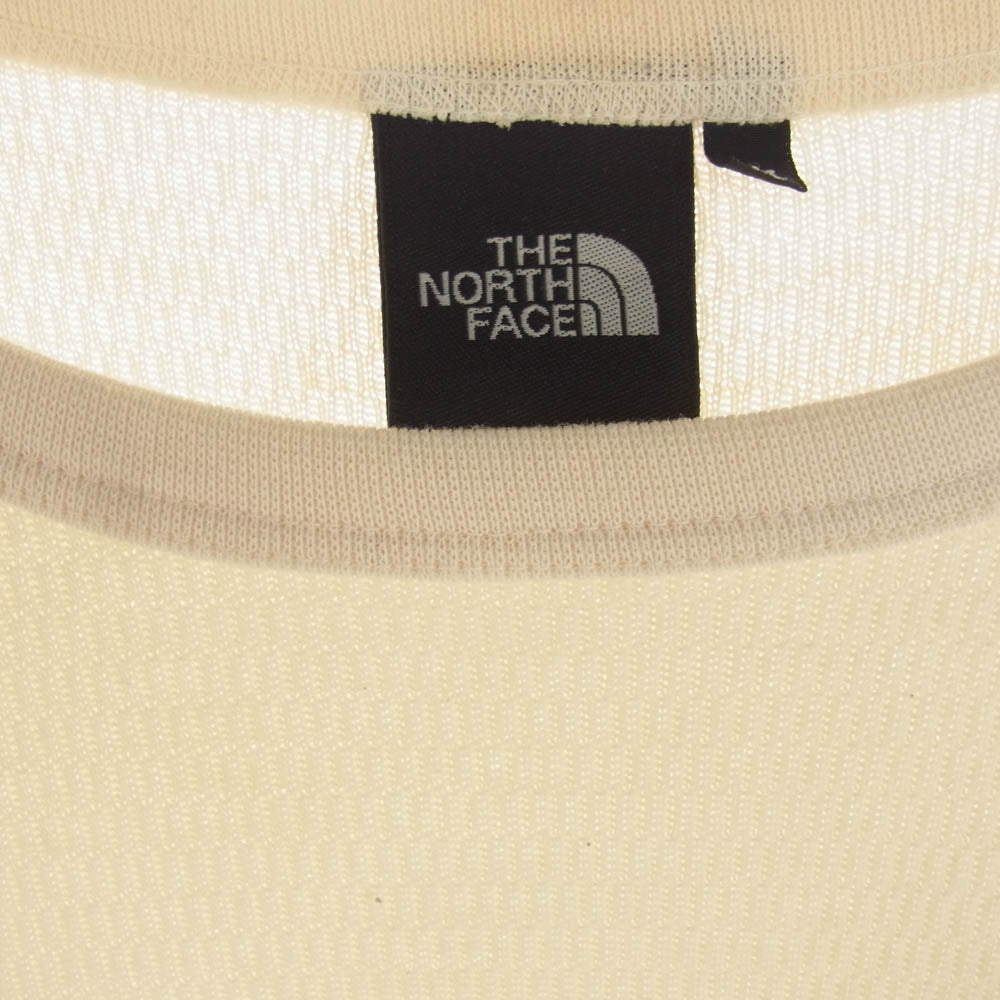 THE NORTH FACE ノースフェイス NT11941 L/S Honeycomb Crew ロングスリーブ ハニカム クルー Tシャツ オフホワイト系 M【中古】