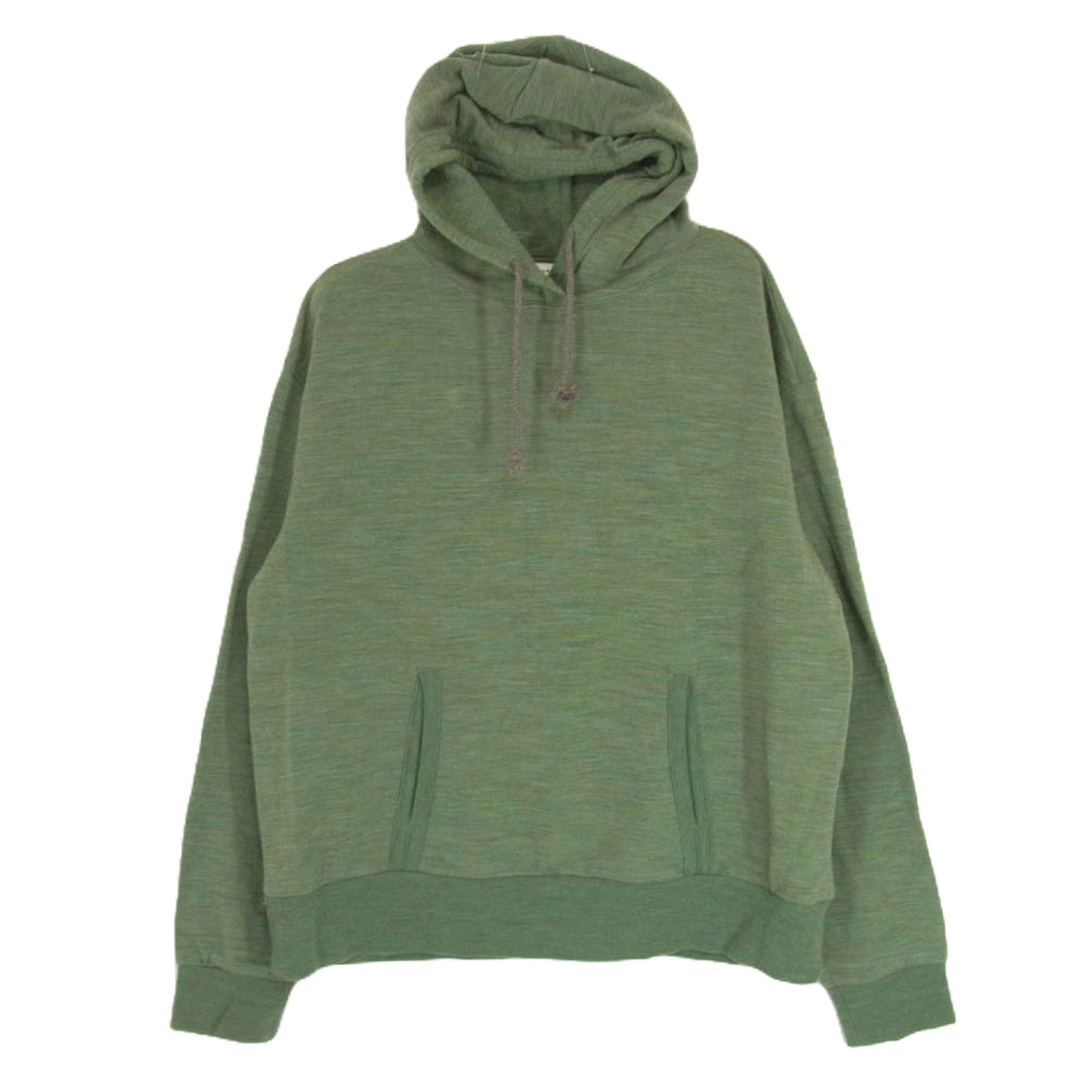 アイスブレーカー IAW52001 U REAL FLEECE PULLOVER. U リアル フリース プルオーバー パーカー グリーン系 S【中古】