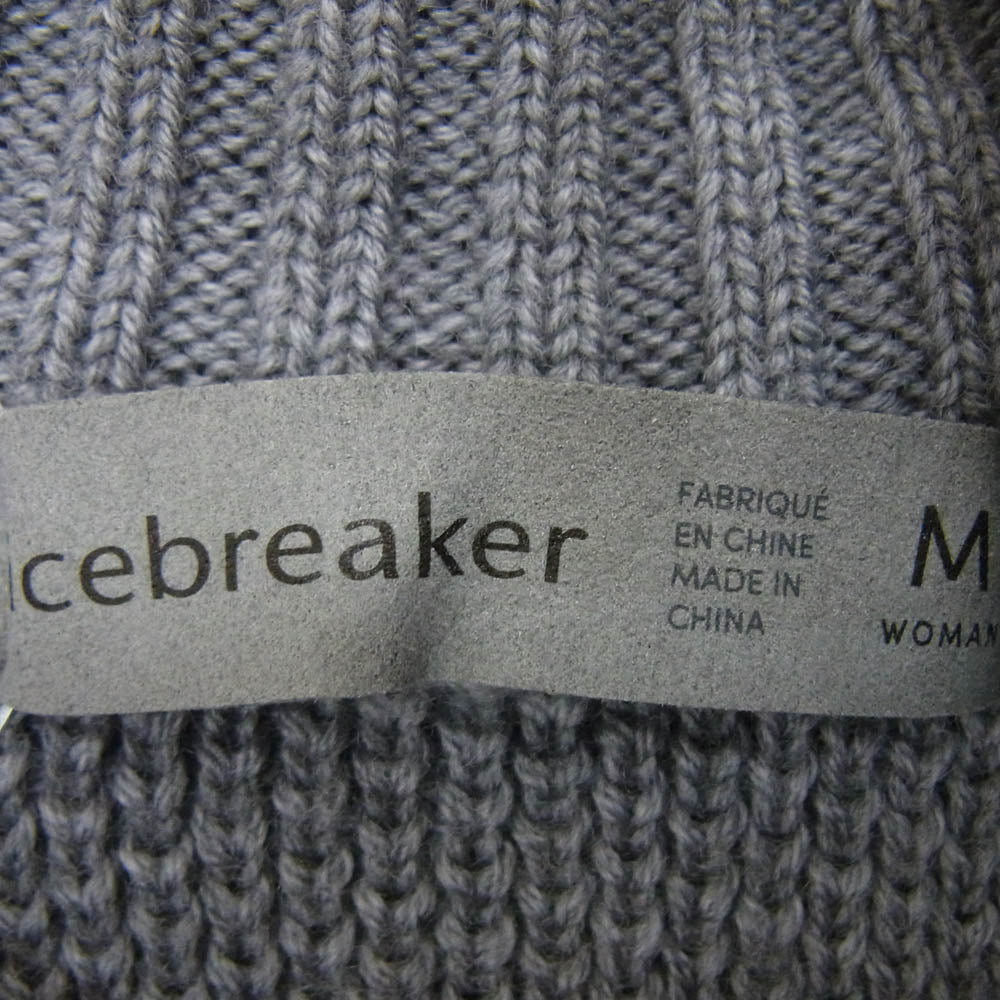 アイスブレーカー IEW62102 W SEEVISTA FUNNEL NECK SWEATER シービスタ ファネル ネック セーター ニット グレー系 M【中古】