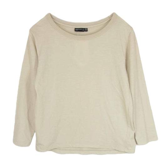 アイスブレーカー ITW61972 W NATURE DYED LS CREWE ネイチャーダイド ロングスリーブ クルー Tシャツ ベージュ系 XS【中古】