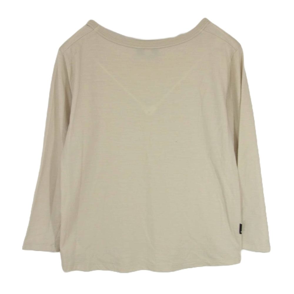 アイスブレーカー ITW61972 W NATURE DYED LS CREWE ネイチャーダイド ロングスリーブ クルー Tシャツ ベージュ系 XS【中古】
