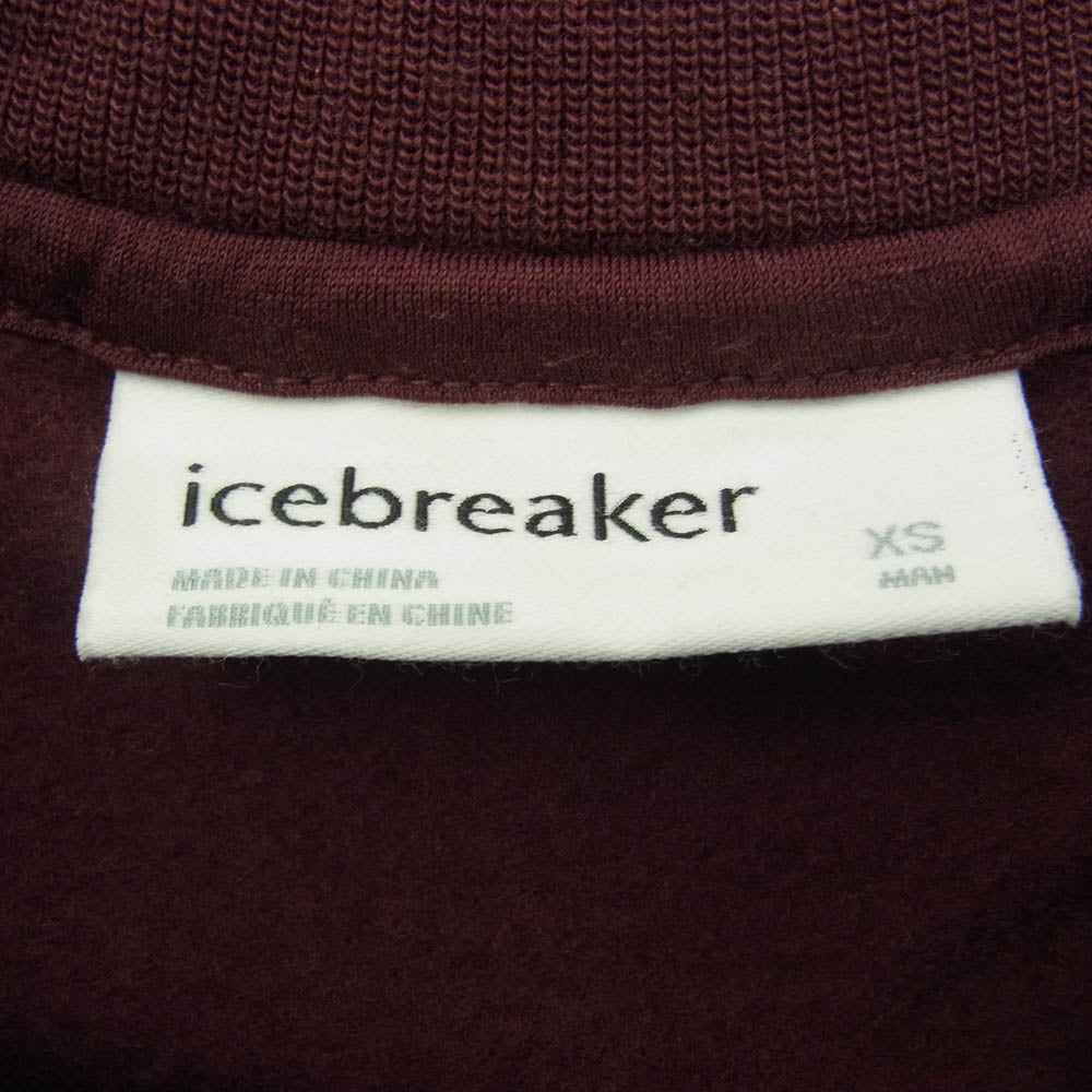 アイスブレーカー IA52002 M REAL FLEECE LS CREWE リアルフリース ロングスリーブ クルー ネック スウェット XS【中古】