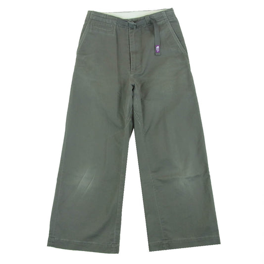 THE NORTH FACE ノースフェイス NTW5053N PURPLE LABEL パープルレーベル Stretch Twill Baggy Pants ストレッチ ツイル バギー パンツ グレー系 S【中古】