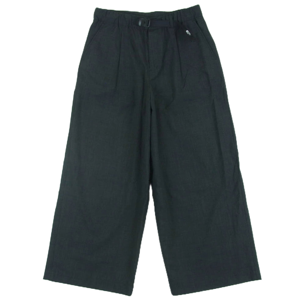 THE NORTH FACE ノースフェイス NBW81861 Coyote Slacks コヨーテ ワイド スラックス トラウザーズ ウール パンツ ダークグレー系 M【中古】