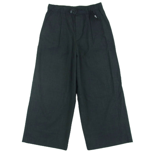 THE NORTH FACE ノースフェイス NBW81861 Coyote Slacks コヨーテ ワイド スラックス トラウザーズ ウール パンツ ダークグレー系 M【中古】